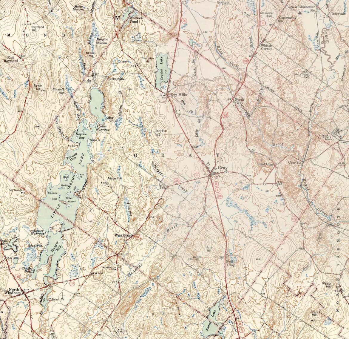 1942 Topographic Map