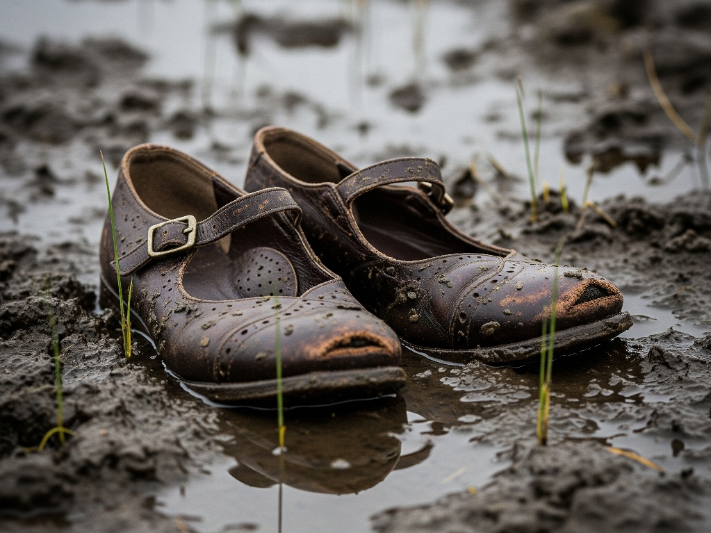 image of lost shoes