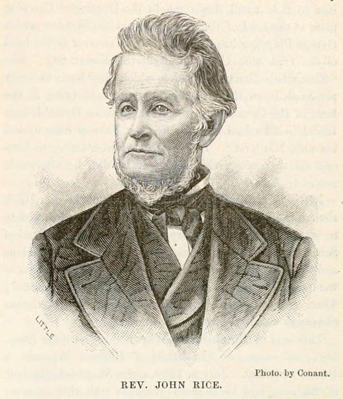 portrait of Rev. John Rice